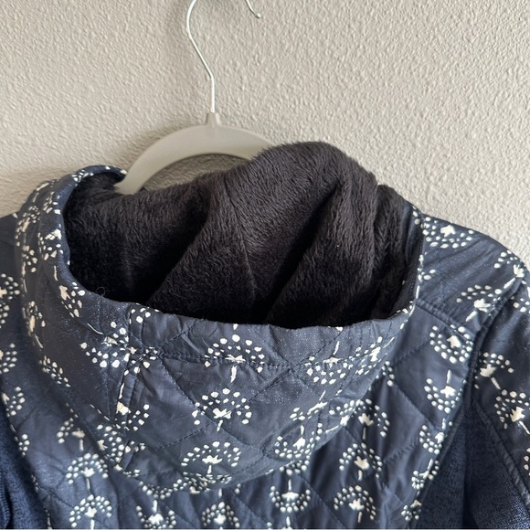 Burton Blue Print and Knit Long Jacket Small - Picture 9 of 12